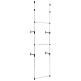 Aluminum Wardrobe System with Telescopic Rods